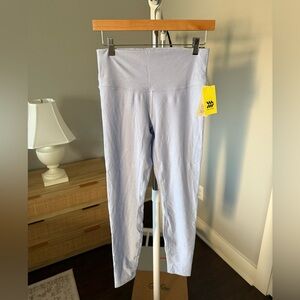 NEW All in Motion‎ Periwinkle Shine Ribbed Leggings Size M